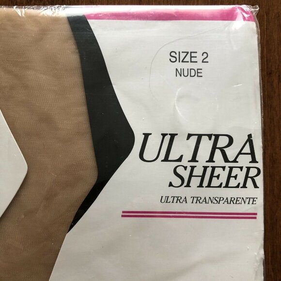 (1) Pair Vintage On the Go! Pantyhose Ultra Sheer Toe Size 2 Nude OYG-1 - Picture 2 of 4